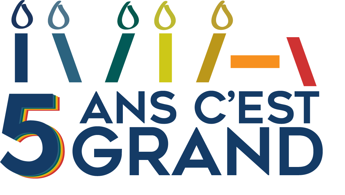 5 ans c'est grand logo Randa Maroufi Bab Sebta